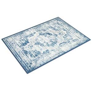Unique Loom Sofia Collection Traditional Vintage Area Rug, 2' 2" x 3', Blue/Light Blue for $16