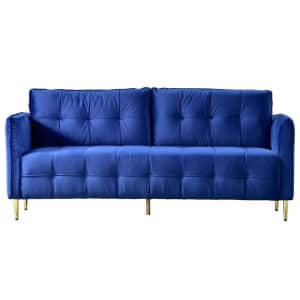Boyel Living Graceful Velvet 2-Seater Convertible Cabriole Sleeper Sofa for $609 Boyel Living Graceful Velvet 2-Seater Convertible Cabriole Sleeper Sofa for $609