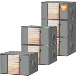Baleine 24-Gallon Storage Container 6-Pack for $17