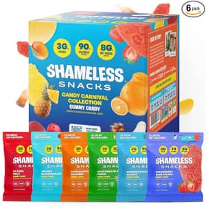Shameless Snacks Candy Carnival Variety 6-Pack for $19 Shameless Snacks Candy Carnival Variety 6-Pack for $19