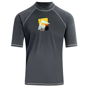 Kanu Surf Men's Standard Mercury UPF 50+ Short Sleeve Sun Protective Rashguard Swim Shirt, Prism for $11 Kanu Surf Men's Standard Mercury UPF 50+ Short Sleeve Sun Protective Rashguard Swim Shirt, Prism for $11