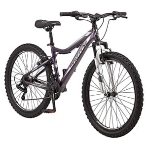 Mongoose Flatrock Womens Hardtail Mountain Bike, 26-Inch Wheels, 21 Speed Twist Shifters, 16-Inch for $270