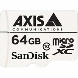 Axis 5801-951 Surveillance Flash Memory Card 64 GB MicroSDXC, White for $45