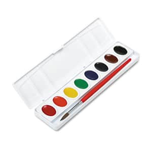 Prang Oval Pan Watercolor Paint Set, 8 Assorted Colors, 1 Count for $11 Prang Oval Pan Watercolor Paint Set, 8 Assorted Colors, 1 Count for $11