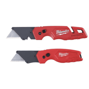 Milwaukee Fastback Folding Utility Knife 2-Pack for $15