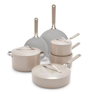 GreenLife Dream 10 Piece Healthy Ceramic Nonstick Cookware Set, Pots and Frying Sauce Saute Pans for $133