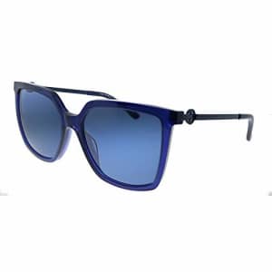 Tory Burch 55 mm TY7146 Square Sunglasses Transparent Navy One Size for $245