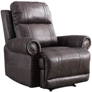 Boyel Living Overstuffed Bonded Leather Recliner Chair for $371 Boyel Living Overstuffed Bonded Leather Recliner Chair for $371