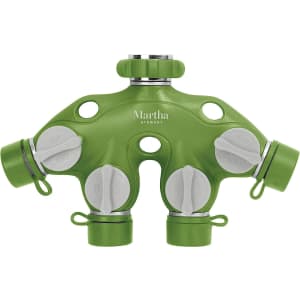 Martha Stewart 4-Way Metal Hose Faucet Splitter for $25