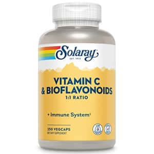 SOLARAY C w/Bioflavonoids, Veg Cap (Btl-Plastic) 500mg 100ct (250 CT, 125 Serv.) for $22