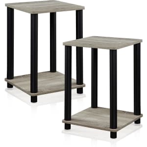 Furinno Turn-N-Tube End Table 2-Pack for $31