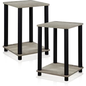 Furinno Turn-N-Tube End Table 2-Pack for $25 Furinno Turn-N-Tube End Table 2-Pack for $25