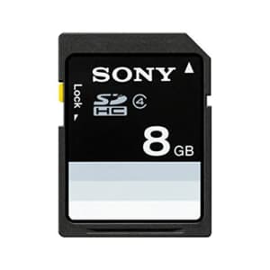 Sony SF8N4 SD Card HC, Class 4, 8 GB, Black for $51