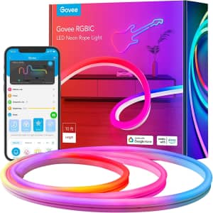 Govee RGBIC Neon Rope Lights with Music Sync for $70