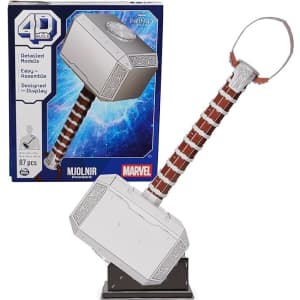 Marvel Mjolnir Thor Hammer 3D Puzzle Model Kit for $7