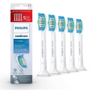 Philips Sonicare Simply Clean Replacement Toothbrush Heads 5-Pack for $40