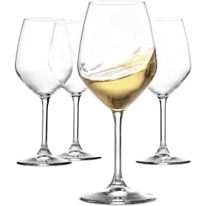 Paksh 15-oz. Italian White Wine Glasses 4-Pack for $16