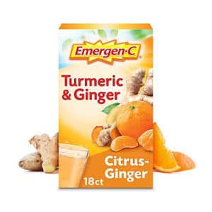 Emergen-C Citrus-Ginger Fizzy Drink Mix Turmeric and Ginger Immune Support Natural Flavors with for $17