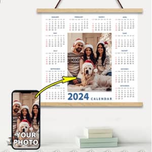 14" x 16" 2024 Custom Calendar Print for $11
