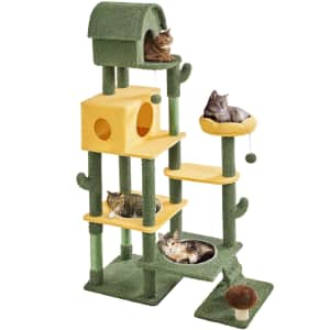 Yaheetech 68.5" Cactus Cat Tree for $98