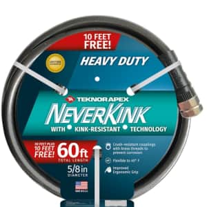 NeverKink Teknor Apex 60-Foot 5/8" Heavy-Duty Kink-Free Vinyl Hose for $20