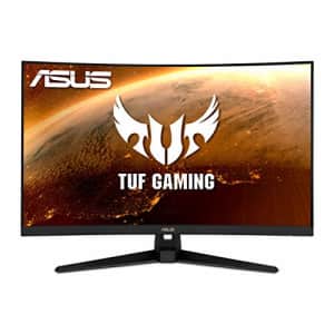 ASUS TUF Gaming 32" 2K HDR Curved Monitor (VG32VQ1B) - WQHD (2560 x 1440), 165Hz (Supports 144Hz), for $299