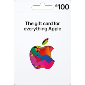 $100 Apple Gift Card: $100 w/ $15 Best Buy Gift Card