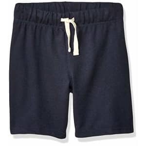 The Children's Place Boys' Uniform French Terry Shorts, New Navy, M (7/8) for $8