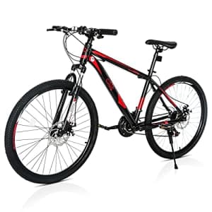 Ktaxon Mountain Bike 26 Inch Men & Women Mountain Bike 21-Speed Adult Bikes, Double Disc Brake, for $110