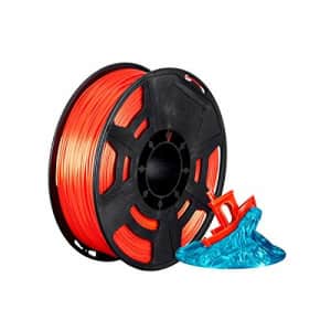 Monoprice Hi-Gloss 3D Printer Filament PLA 1.75mm - 1kg/Spool - Orange Red, Works with All PLA for $28