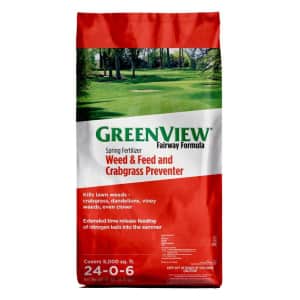 GreenView 18-lb. Greenview Fairway Formula Weed & Feed & Crabgrass Preventer for $26