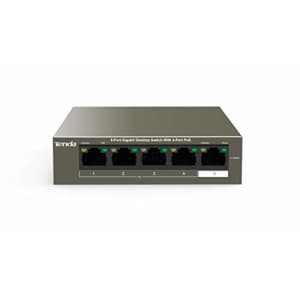 Tenda Switch PoE 5 Porte Gigabit 10/100/1000 Mbps, 4 Porte PoE+ Fino a 63W, Desktop/Parete, Switch for $31