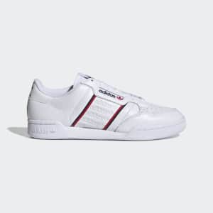adidas Originals Men's Continental 80 Shoes for $40