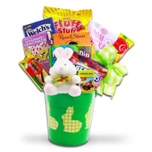 Alder Creek Gingham Easter Gift Basket for $35 for members Alder Creek Gingham Easter Gift Basket for $35 for members