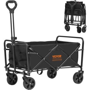 Vevor Collapsible Folding Wagon Cart for $50 Vevor Collapsible Folding Wagon Cart for $50