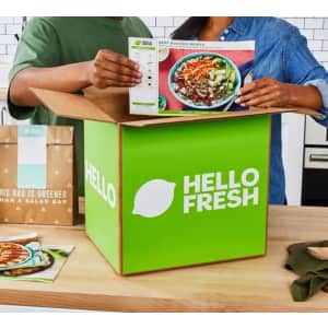 HelloFresh Hero Discount at Hello Fresh: 60% off first box + 15% off for 51 weeks