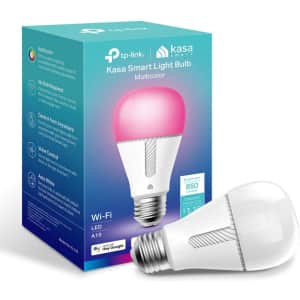 TP-Link Kasa Multicolor Smart Light Bulb for $22
