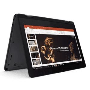 Lenovo ThinkPad 11e Yoga Gen 6 Amber Lake Y m3 11.6" 2-in-1 Touch Laptop for $329