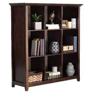 Simpli Home Acadian 48" 9-Cube Solid Wood Bookcase for $228 Simpli Home Acadian 48" 9-Cube Solid Wood Bookcase for $228