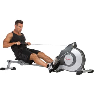 Sunny Health & Fitness Magnetic Rowing Machine Rower w/ LCD Monitor for $199 Sunny Health & Fitness Magnetic Rowing Machine Rower w/ LCD Monitor for $199