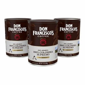 Don Francisco's 100% Colombia Supremo Medium Roast Ground Coffee100% Arabica3 Cans (12 oz. each) for $18