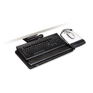 3M Easy-Adjust Keyboard Tray with Adjustable Platform, 23 Inch Track (AKT150LE) for $279