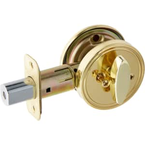Schlage One Sided Deadbolt for $18