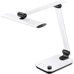 TaoTronics LED Desk Lamp w/ USB Charging Port for $18