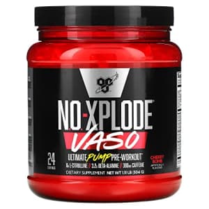 BSN N.O.-XPLODE Vaso Pre Workout Powder with 8g of L-Citulline and 3.2g Beta-Alanine and Energy, for $27