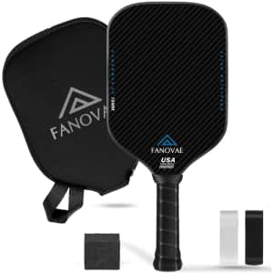 Fanovae Carbon Fiber Pickleball Paddle for $19