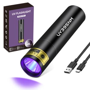 Pzzoe UV Flashlight for $5