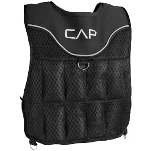 Cap Barbell 20-lb. Adjustable Weighted Vest for $15