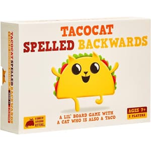 Tacocat Spelled Backwards Card Game for $7 Tacocat Spelled Backwards Card Game for $7