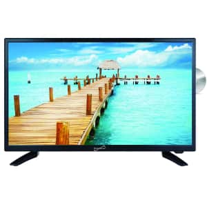 Supersonic 24" 720p LED Non-Smart TV w/ DVD Player for $144